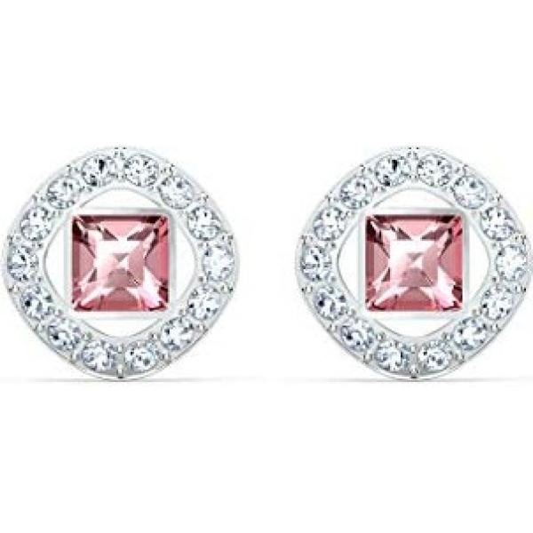orecchini Swarovski bianco a quadri