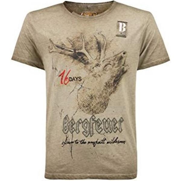 camicie Stockerpoint marrone con stampe