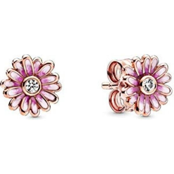 orecchini Pandora bianco a fiori