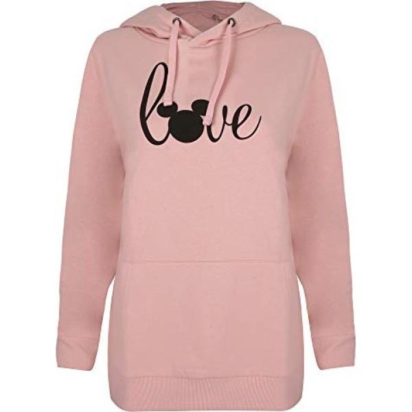 felpe con cappuccio Disney rosa