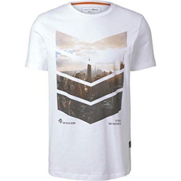 t-shirt Tom Tailor bianco