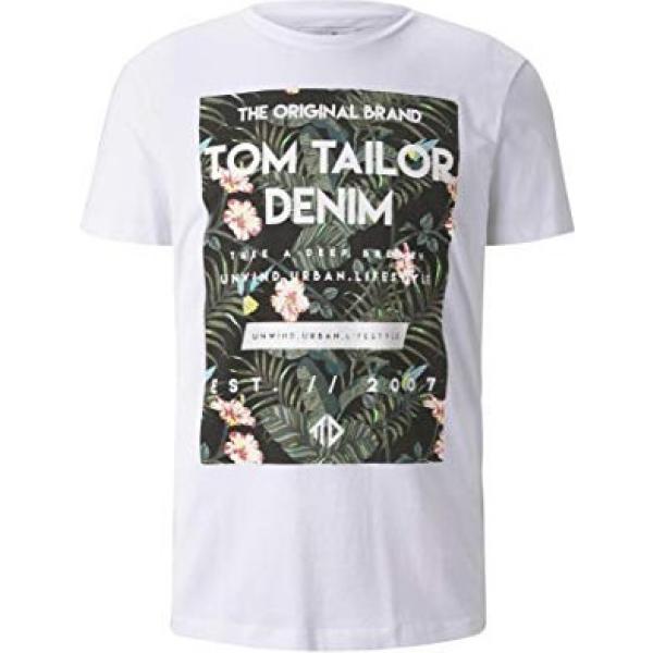 t-shirt Tom Tailor bianco