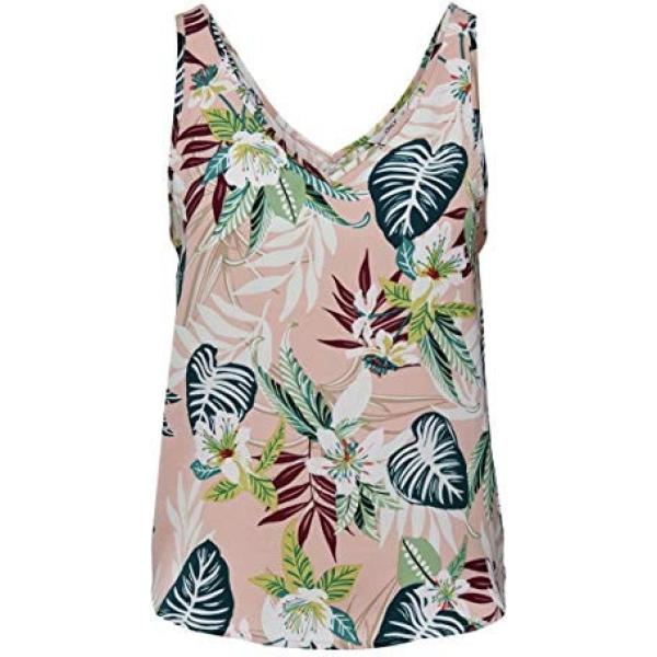 canottiere Only marrone con stampe