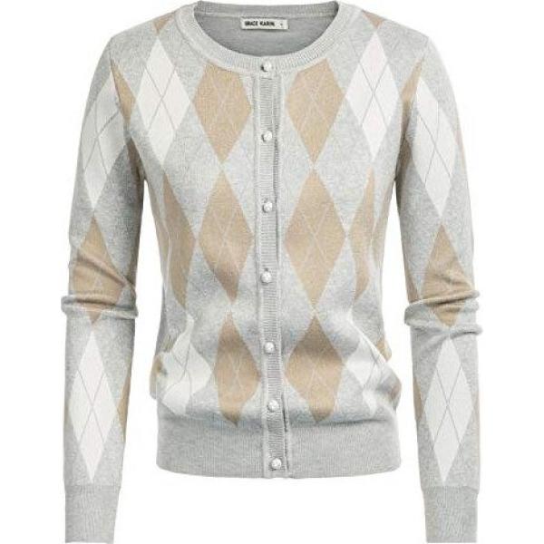 cardigans Grace Karin grigio
