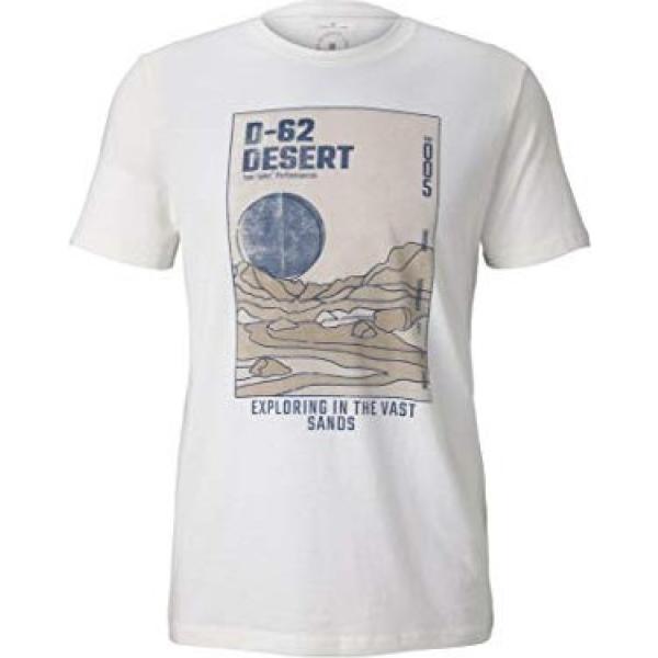 t-shirt Tom Tailor giallo con stampe