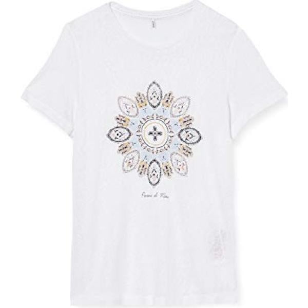 top Only bianco con stampe