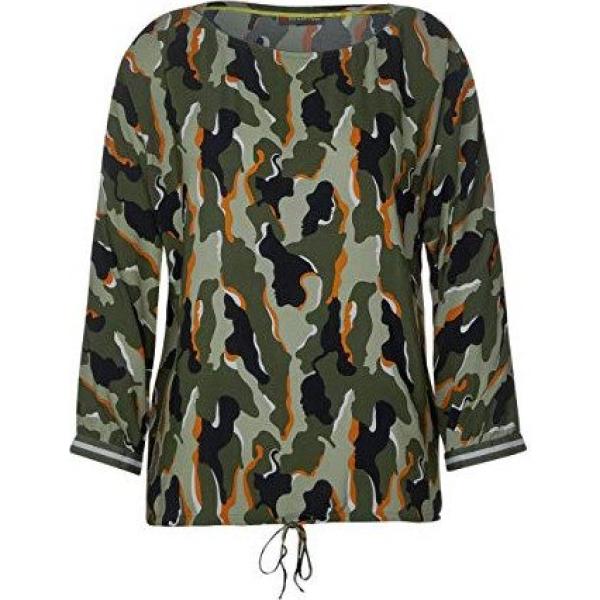 camicie Street One verde con stampe