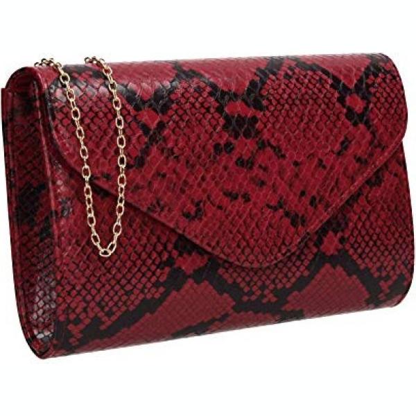 pochette SwankySwans rosso serpente