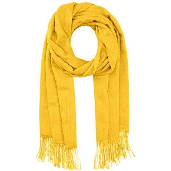 sciarpe Pieces giallo