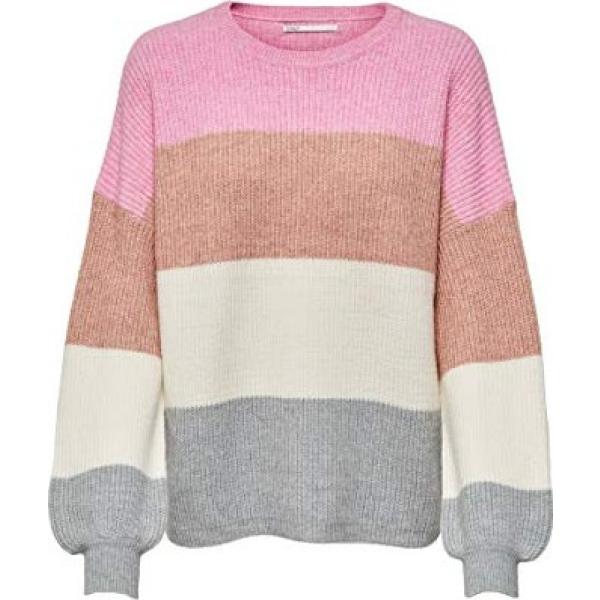 pullovers Only viola a righe