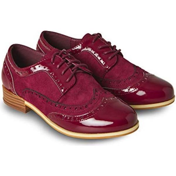 scarpe stringate Joe Browns rosso