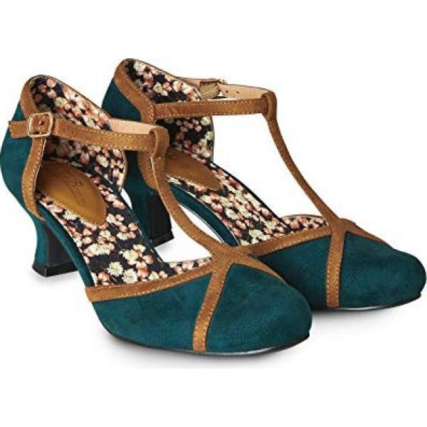 scarpe col tacco Joe Browns verde