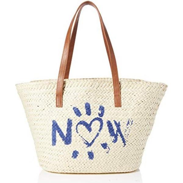 shopping bag Desigual bianco con stampe