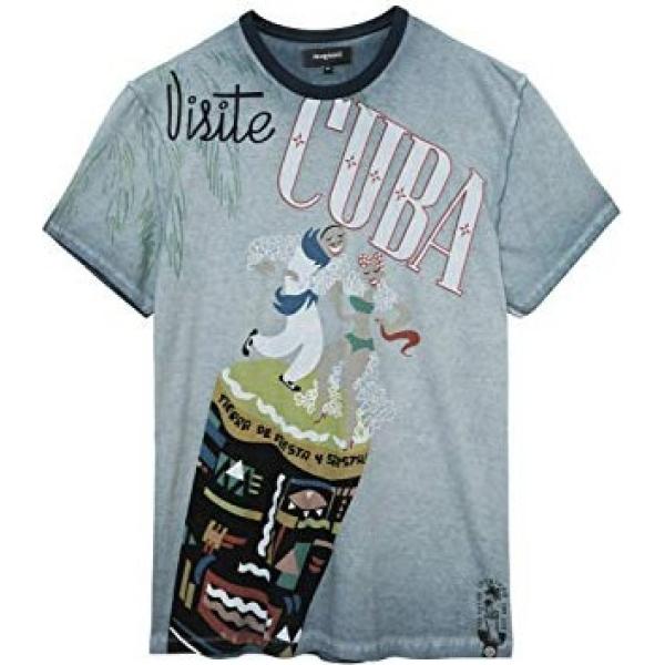 t-shirt Desigual verde