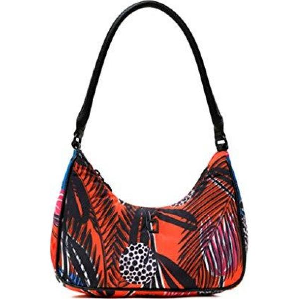 borse a spalla Desigual nero con stampe