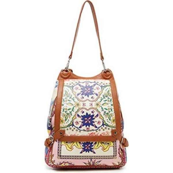 zaini Desigual bianco con stampe