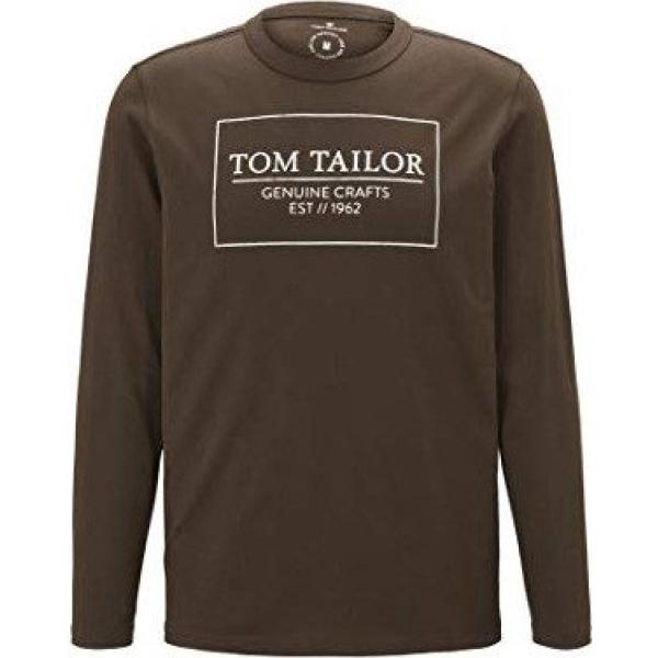 t-shirt Tom Tailor verde con stampe