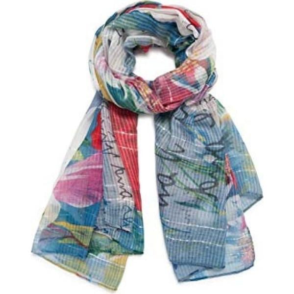 sciarpe Desigual multicolore con stampe