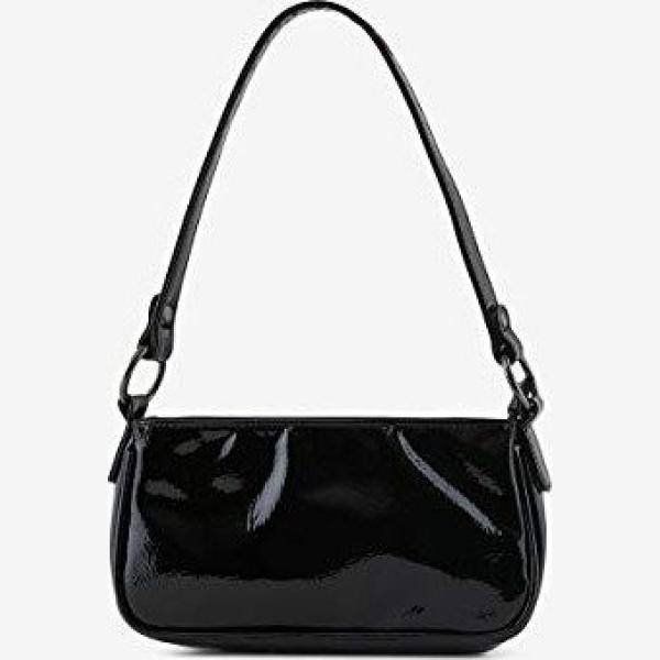 borse a tracolla Pieces nero tinta unita