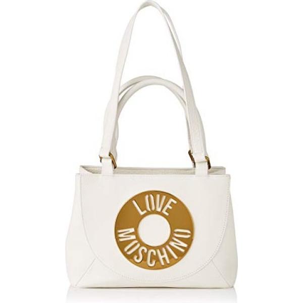 borse a spalla Love Moschino bianco