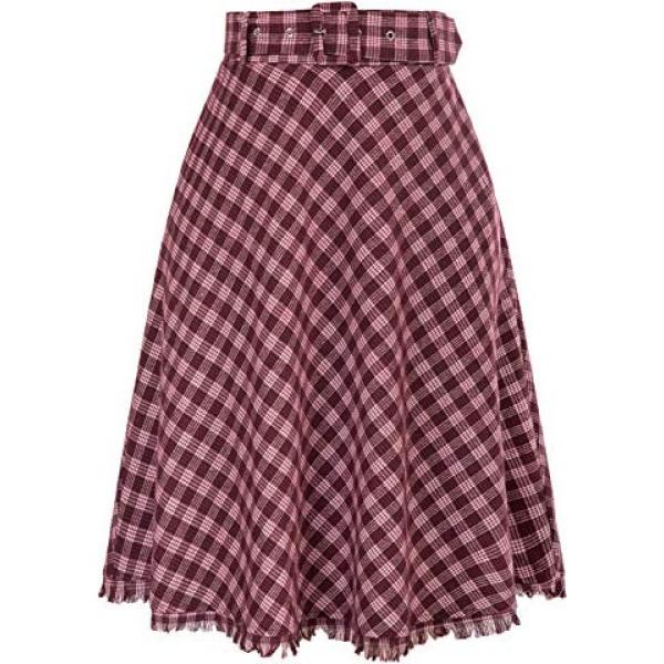 gonne lunghe Belle Poque a quadri