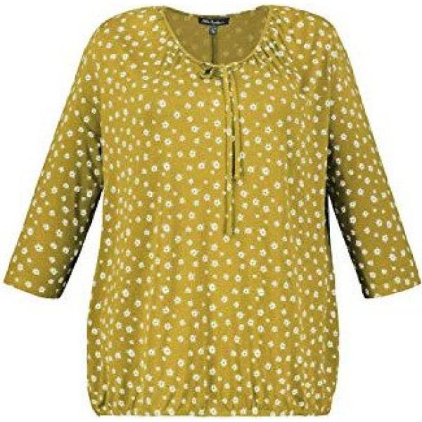 camicie Ulla Popken verde a fiori