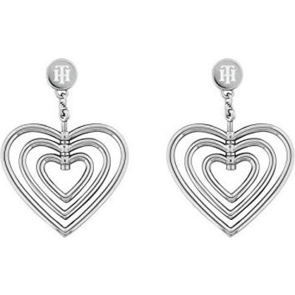 orecchini Tommy Hilfiger grigio