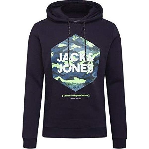 felpe con cappuccio Jack & Jones nero