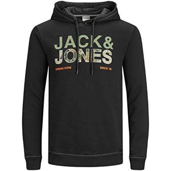 felpe con cappuccio Jack & Jones nero military
