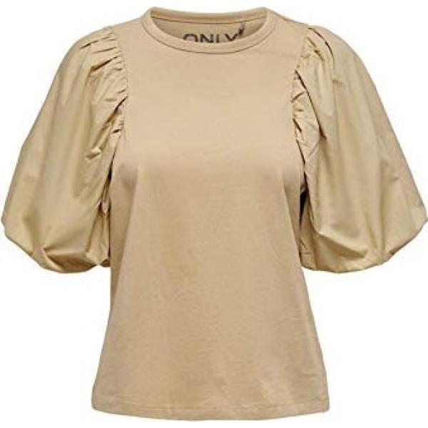 t-shirt Only marrone