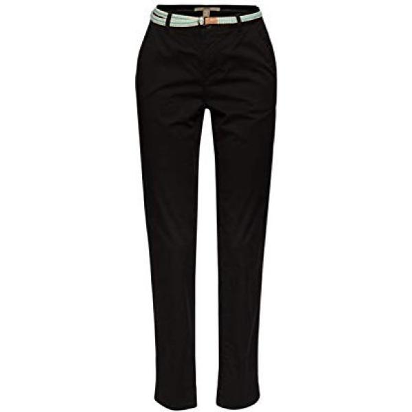 pantaloni chino Esprit nero
