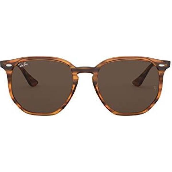 occhiali da sole Ray-Ban marrone a righe