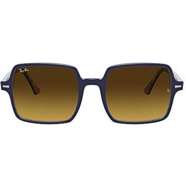 occhiali da sole Ray-Ban marrone a quadri