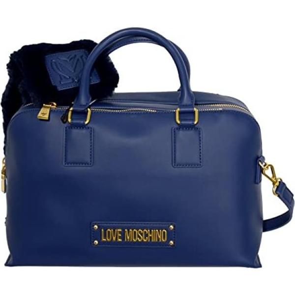 borse a spalla Love Moschino blu