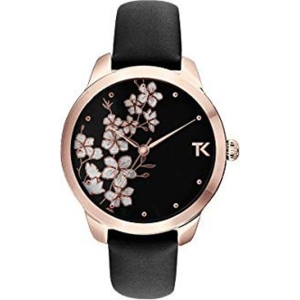 orologi Trendy Kiss nero a fiori
