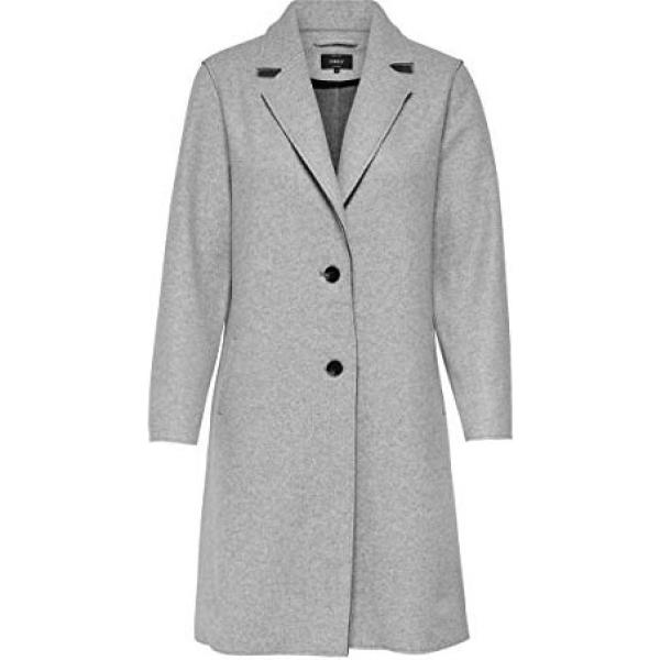 cappotti Only grigio tinta unita