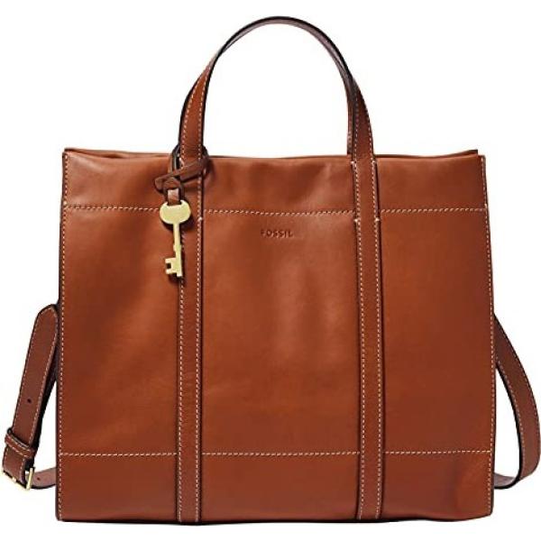 shopping bag Fossil marrone