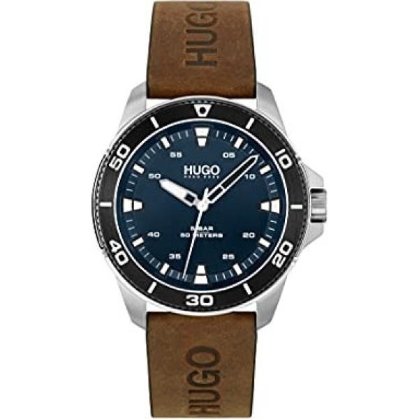 orologi analogici Hugo marrone