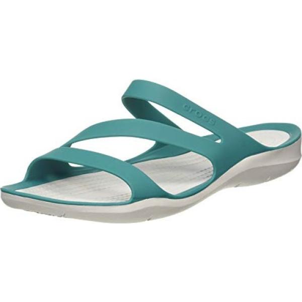 sandali gioiello Crocs verde