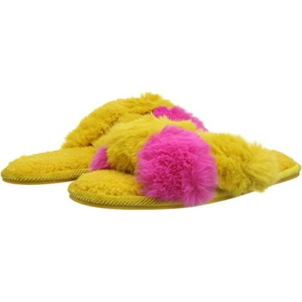 pantofole Joules giallo con stampe