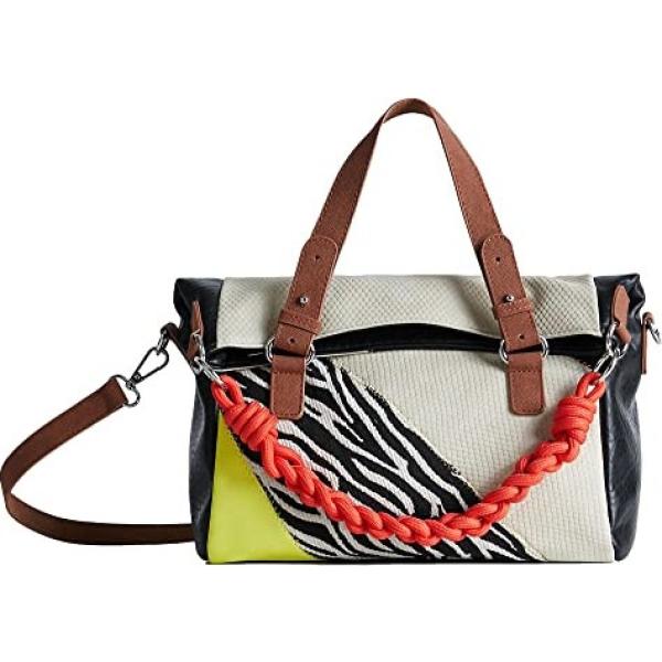 borse a mano Desigual multicolore serpente