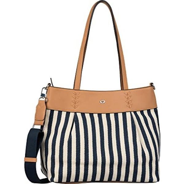 shopping bag Tom Tailor multicolore a righe