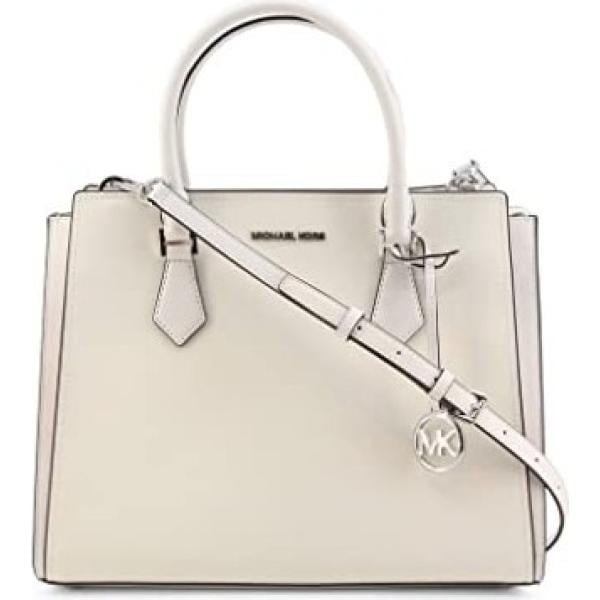 borse a tracolla Michael Kors bianco