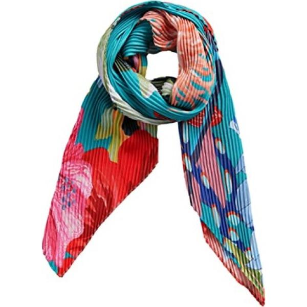 sciarpe Desigual blu con stampe