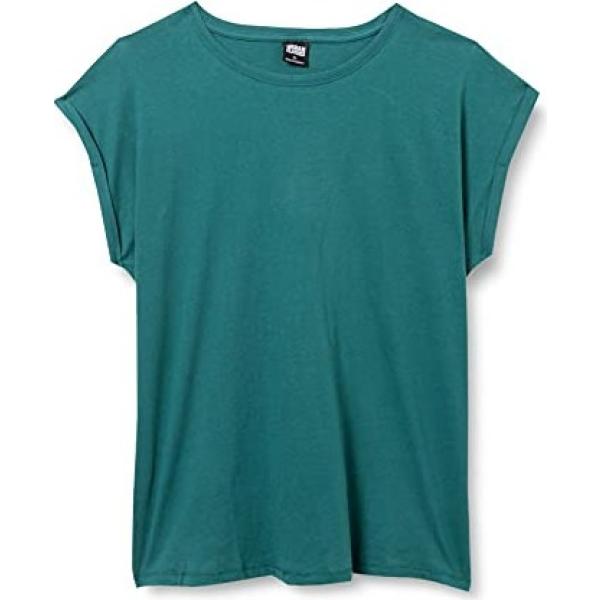 t-shirt Urban Classics blu tinta unita