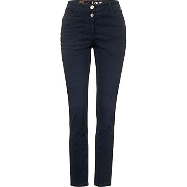 pantaloni Cecil nero con stampe