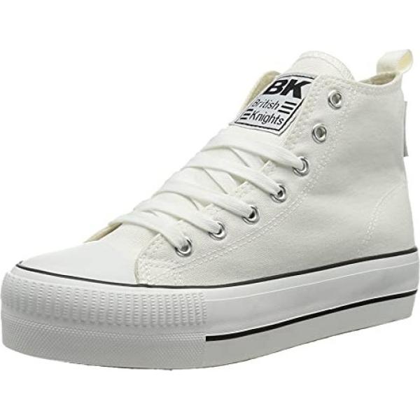 sneakers alte British Knights bianco