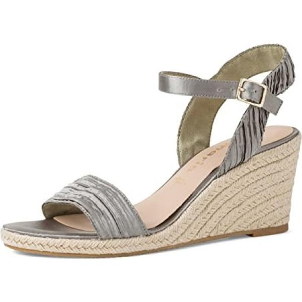 sandali col tacco Tamaris marrone