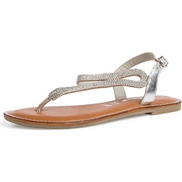sandali col tacco Tamaris marrone