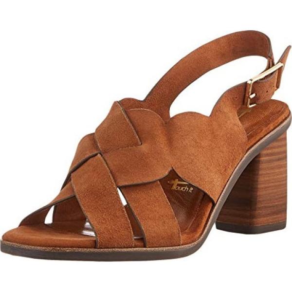 sandali col tacco Tamaris marrone